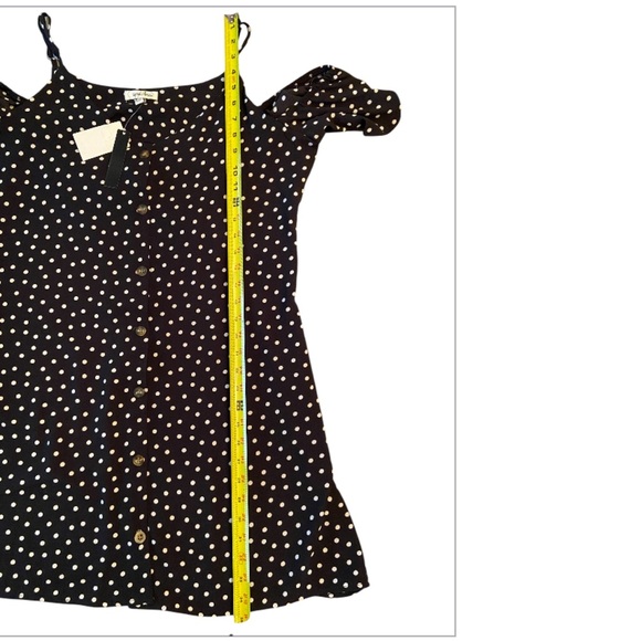 SPEECHLESS POLKA DOT COLD SHOULDER DRESS SIZE XXL - Picture 3 of 5